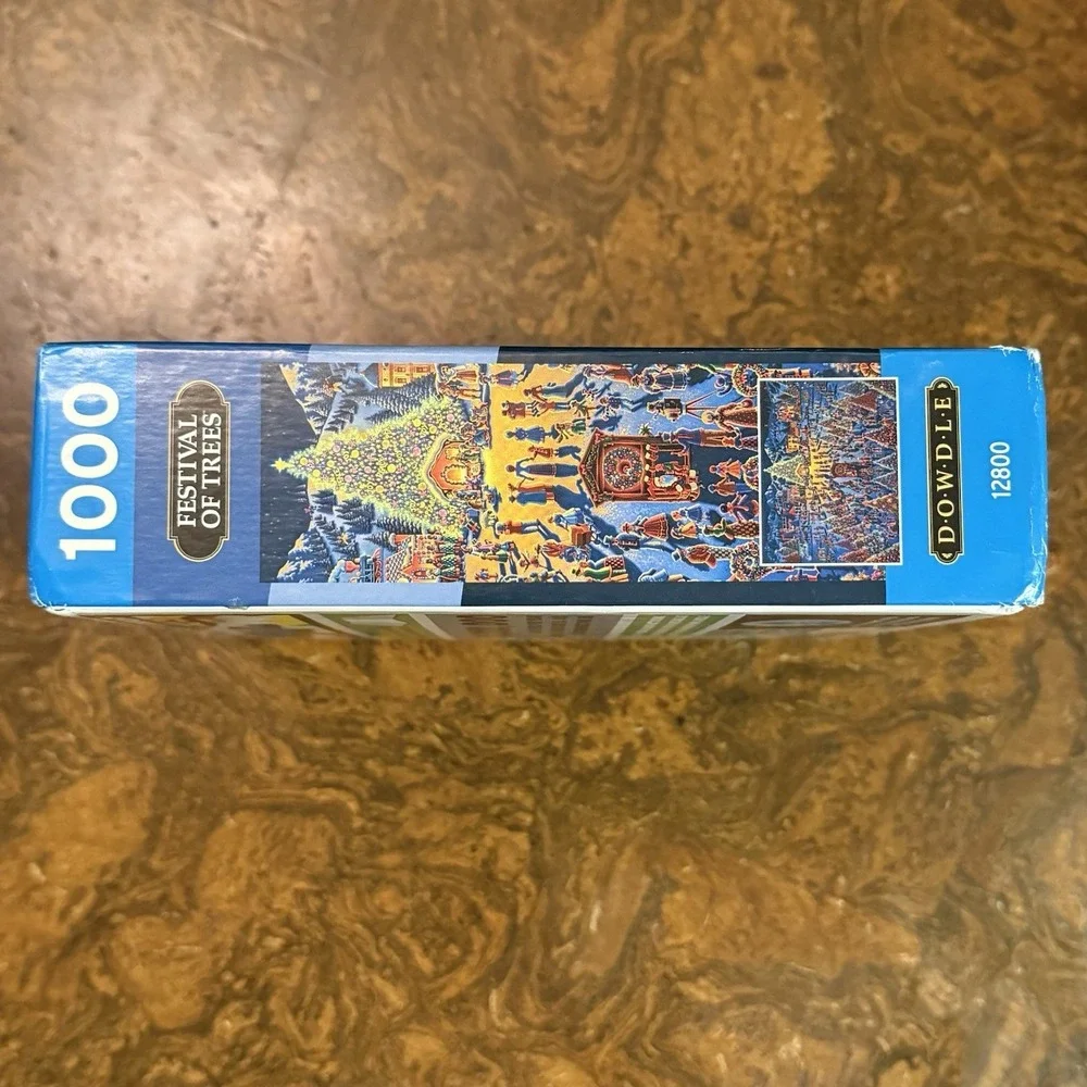 Festival Of Trees 1000 Pc Jigsaw Puzzle, Brand New-Sealed Box!